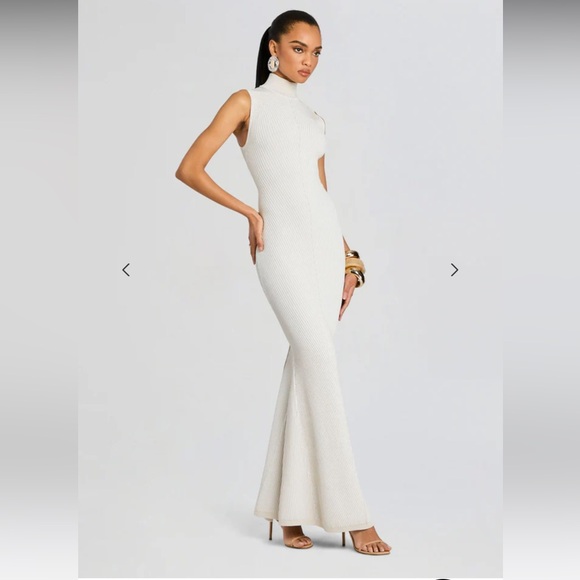 Retrofete Dresses & Skirts - Retrofete Skylar Knit Rib Maxi Dress